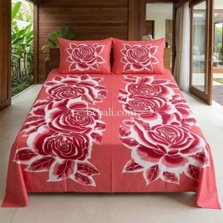 New Design Rayon Bedsheet Hand Painted Handmade in Bali